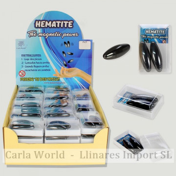 HEMATITE - THE MAGNETIC POWER. Pair of hematite magnets