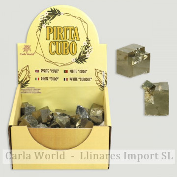 PIRITA CUBO. Mineral natural.