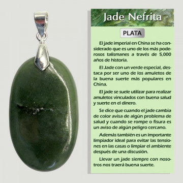 JADE NEFRITA. Colgante...