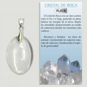 Pedra de cristal. Pingente...