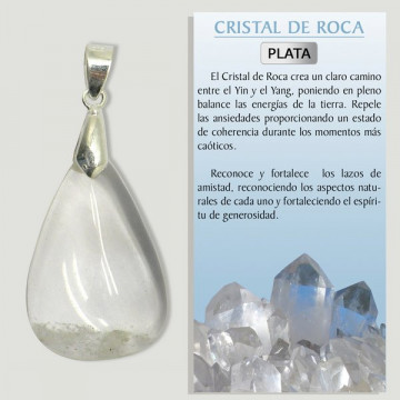 Rock crystal. Silver...