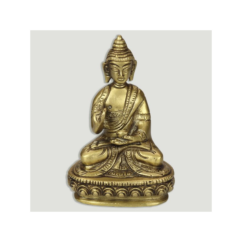 Buda Tailandia Latón dorado con base. 6,5x9,5cm. Buda Tailandia Latón dorado con base. 6,5x9,5cm.