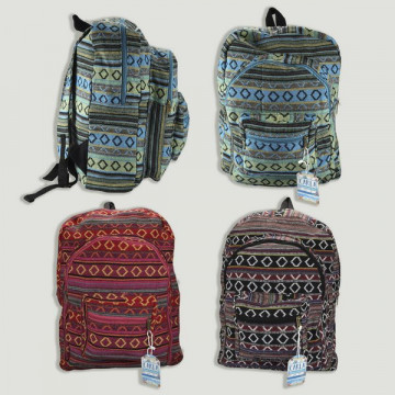 Cotton backpack. Assorted colors. 40X30m