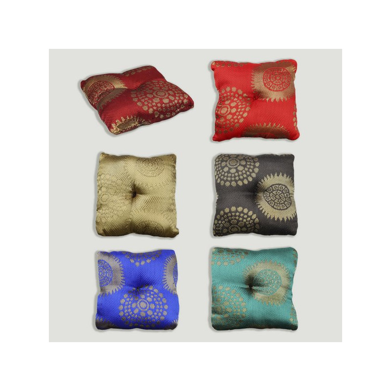 Coussin en tissu pour bol 10x10cm Coussin en tissu pour bol 10x10cm