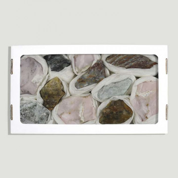 Assorted Opals Box. 500Gr-1Kg. 26x14cm.