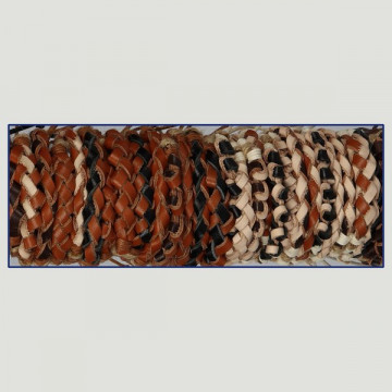 HOOK 03. Assorted leather/cord bracelet.