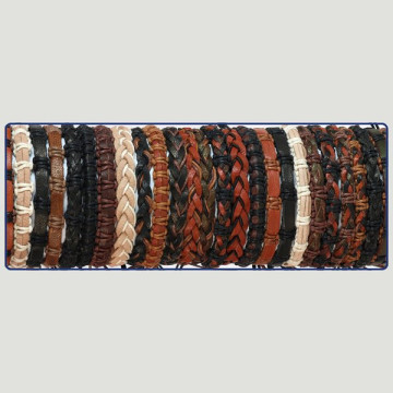GANCHO 06. Pulsera cuero/cordón surtido. 