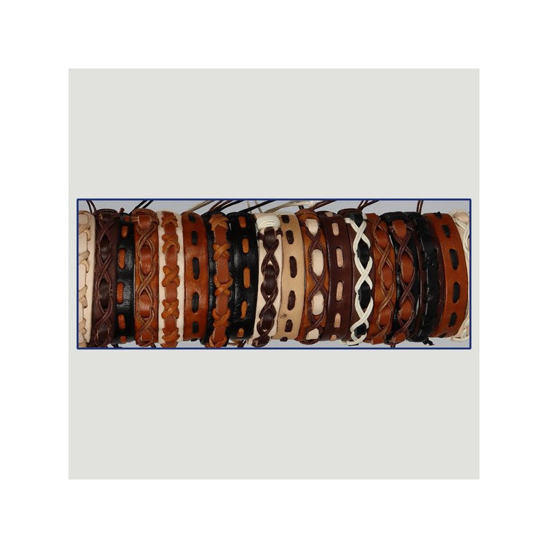 HOOK 09. Assorted leather/cord bracelet. HOOK 09. Assorted leather/cord bracelet.