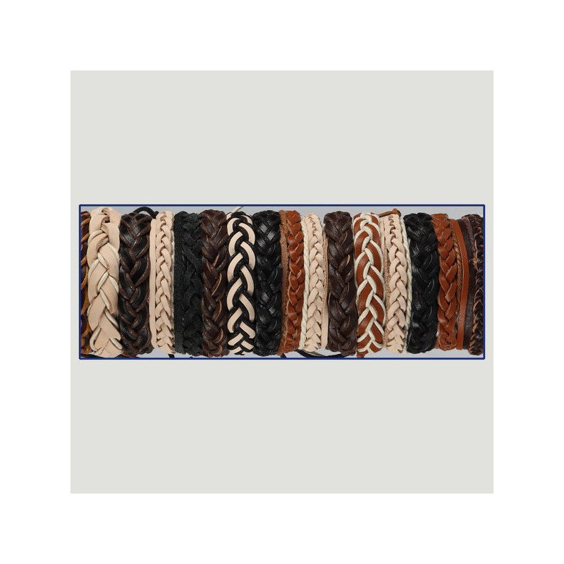 GANCHO 22. Pulsera cuero/cordón surtido. GANCHO 22. Pulsera cuero/cordón surtido.