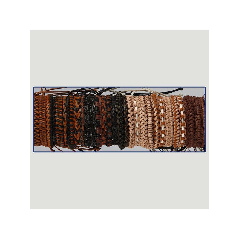 GANCHO 39. Pulsera cuero/cordón surtido. GANCHO 39. Pulsera cuero/cordón surtido.