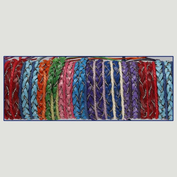 GANCHO 40. Pulsera cuero/cordón surtido. 