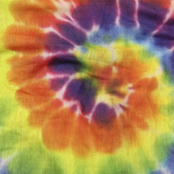 Cover Head. Tie dye espiral