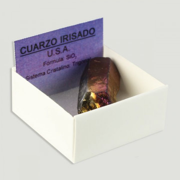 Boîte 4x4 - Quartz Aura irisé - États-Unis