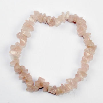 Hook 8. Chip bracelet. Mineral Pink quartz.