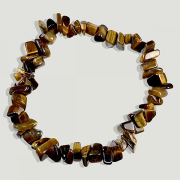 Hook 74. Chip bracelet. Mineral Tiger's Eye.