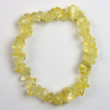 Crochet 108. Bracelet à puce. Minéral Citrine.