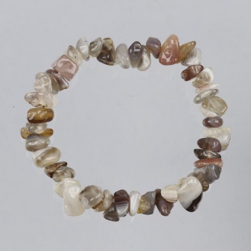 Hook 111. Chip bracelet. Mineral Agate Botswana.