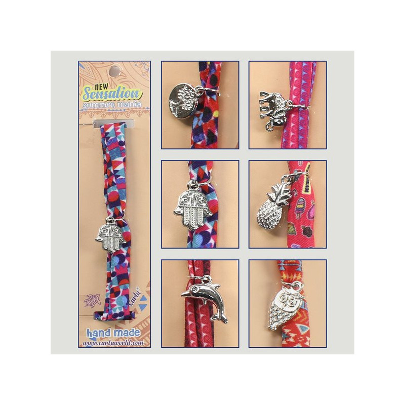 Hook 18 - Fabric bracelet. Varied model. Hook 18 - Fabric bracelet. Varied model.