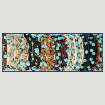 Gancho 76. Pulsera Verano. (Medio Tubo). 