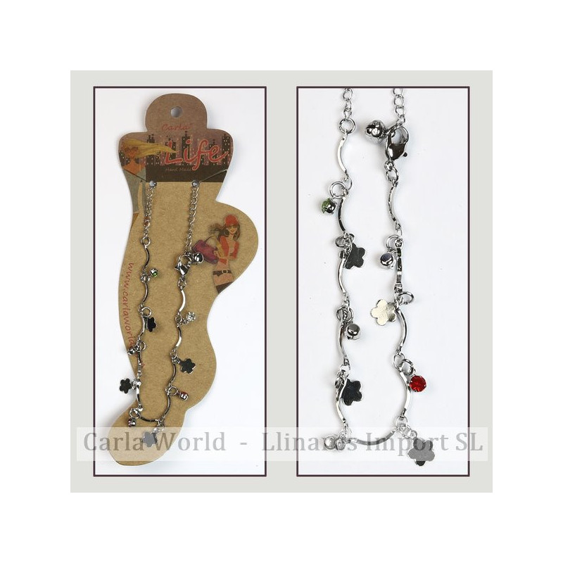 Hook 96 - Metal anklet. Flower Model Hook 96 - Metal anklet. Flower Model
