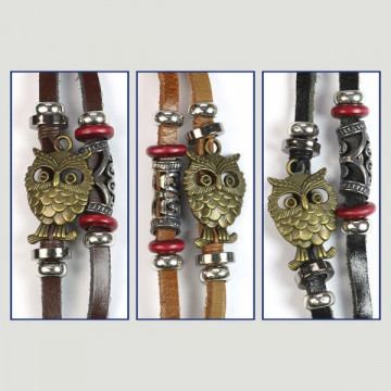 Hook 19. “Carla Mandala” leather bracelet.