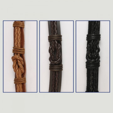 Hook 50. “Carla Mandala” leather bracelet.