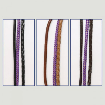 Hook 55. “Carla Mandala” leather bracelet.