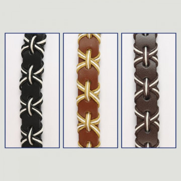 Hook 58. “Carla Mandala” leather bracelet.