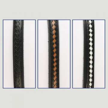 Hook 60. “Carla Mandala” leather bracelet.