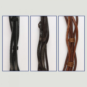 Hook 86. “Carla Mandala” leather bracelet.