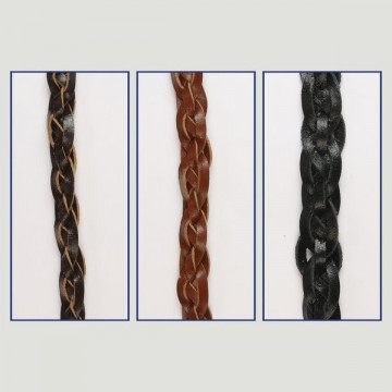 Hook 87. “Carla Mandala” leather bracelet.