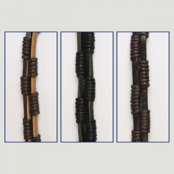 Hook 88. “Carla Mandala” leather bracelet.
