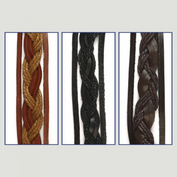 Hook 93. “Carla Mandala” leather bracelet.