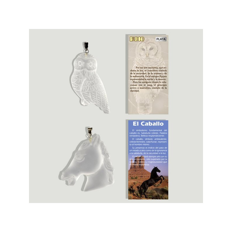 ANIMALS. SILVER pendant. Matte glass. Assorted models. ANIMALS. SILVER pendant. Matte glass. Assorted models.