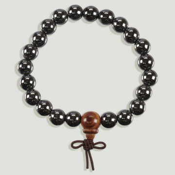 TIBETAN ROSARY “Mala”. Hematite bracelet.