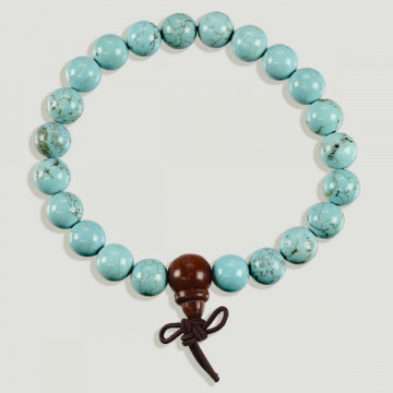TIBETAN ROSARY “Mala”. Turquenite bracelet.