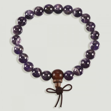 ROSARIO TIBETANO “Mala”. Pulsera Amatista. 