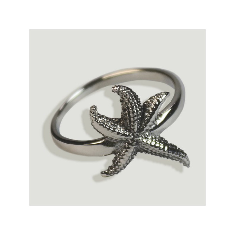 Anillo Plata. Modelo Estrella de mar. Anillo Plata. Modelo Estrella de mar.
