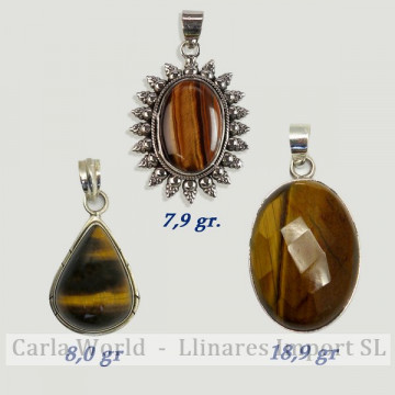 Pingente TIGER EYE em...