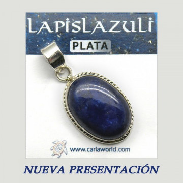 LAPISLAZULI Pendentif cabochon en argent. A partir de 7gr. (PRIX AU GRAMME)