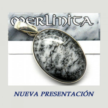 Silver cabochon pendant MERLINITA. From 7gr. (PRICE PER GRAM)