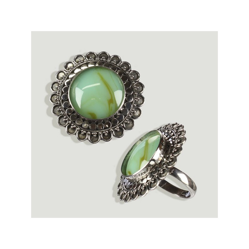 Silver Cabochon Ring ASSORTED MINERALS. Assorted models. Silver Cabochon Ring ASSORTED MINERALS. Assorted models.