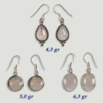 Pendientes Plata. Cuarzo...