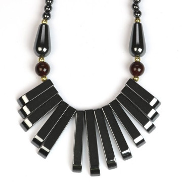 Collar Hematite. Tiras