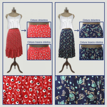 Viscose skirt 10.02.