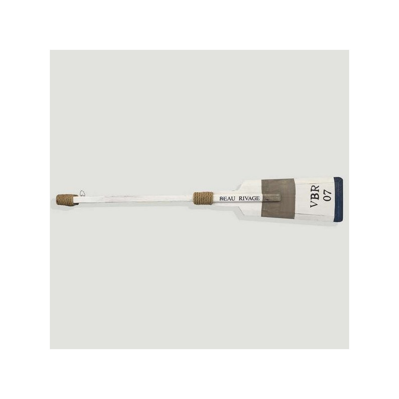 Wooden paddle. Brown and white. 12x80cm. Wooden paddle. Brown and white. 12x80cm.