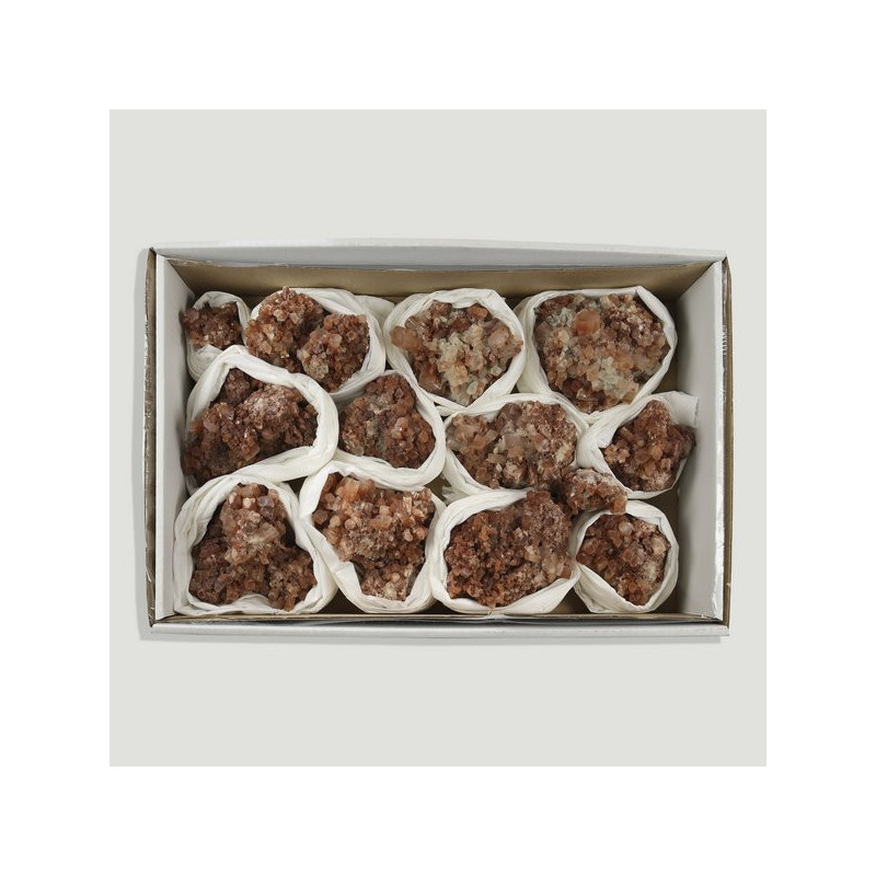 Aragonite Pineapple Box 2.5-3kg box 33x22xcm Aragonite Pineapple Box 2.5-3kg box 33x22xcm