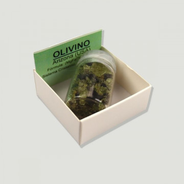 4x4 box - Raw Olivine...