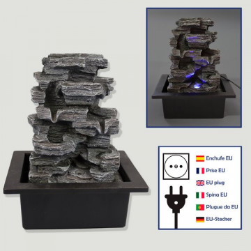 Resin fountain. Rock tower 21x17x25cm