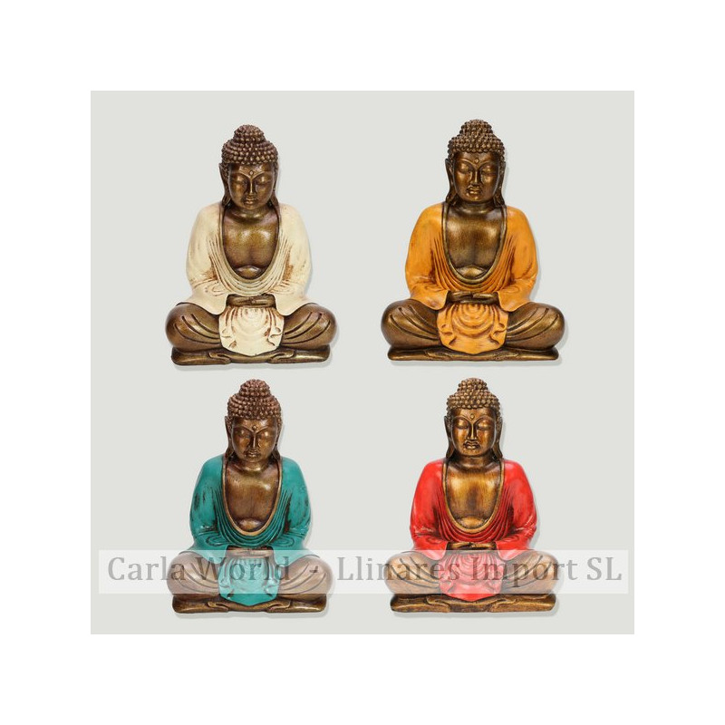 Buda espiritual “meditación” resina. Colores surtidos. 22cm Buda espiritual “meditación” resina. Colores surtidos. 22cm